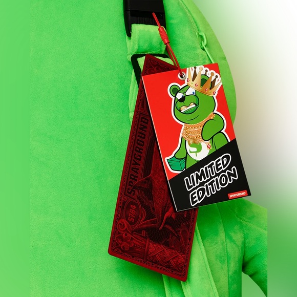 Sprayground MONEY BEAR 12 CHAINZ
BACKPACK rare and no longer available - Picture 7 of 7